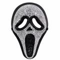 ماسک کامل Rhinestone Scream Ghost Halloween