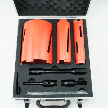 TOOLWAY 8-Piece Diamond Hole Saw Cutter Drill Bit Set for Marble and Stone
