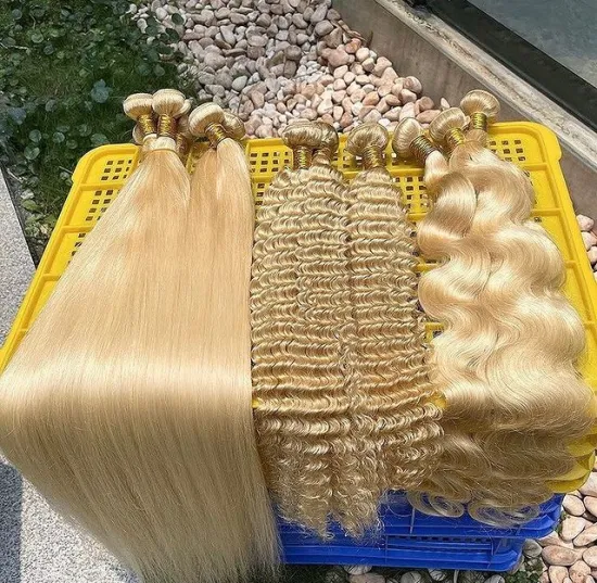 Top fashion Original virgin 613 hair,Honey Blonde Brazilian Human Hair Weave,straight ,body wave ,deep wave 613 hair bundles