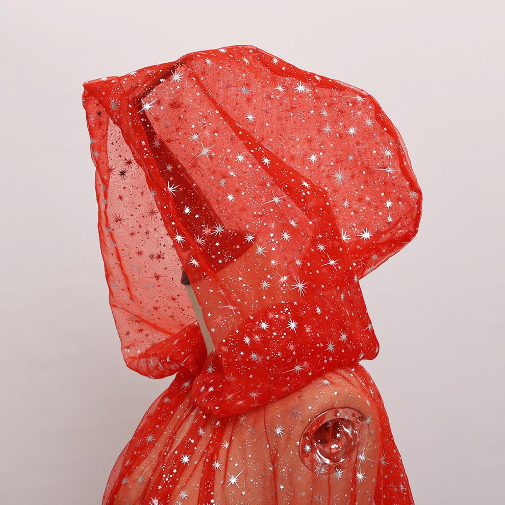 Костюм «Эхо» для сценического выступления, блестящая накидка с капюшоном Stage Performance Echo Costume Shiny Hooded Cape