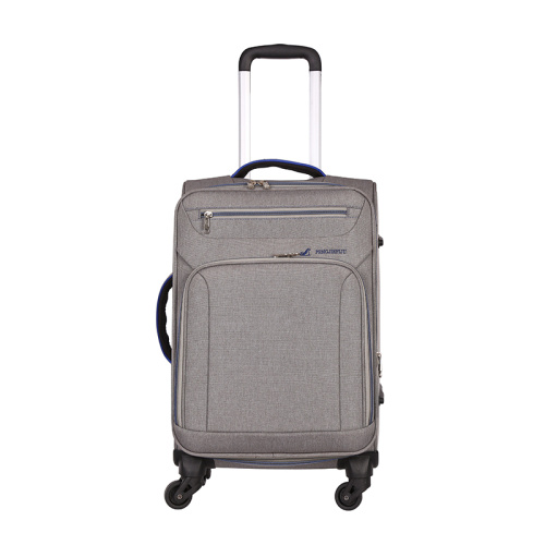 Weefsel Aluminium Trolley Bagage Spinner Wielen