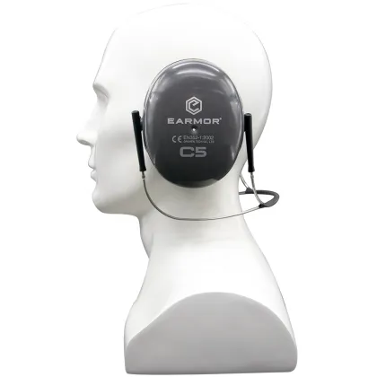 Low Visibility Soundproof Foldable Ear Defenders for Industrial and Sleep Noise Protection