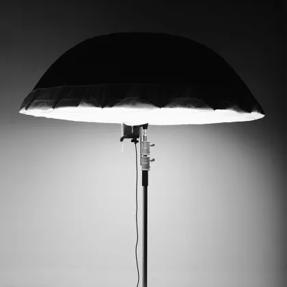 Godox 75 Inch 178cm Silver Black Reflective Umbrella Lighting Kit