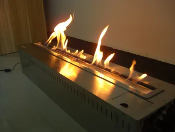 On Sale Bio Ethanol Fireplaces 72'' Surround With Remote Control Eco Flame Electric Insert Chimenea lareira interior