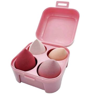 Wet-Dry Dua-Use Pink 4PCS/box Sponge Beauty Egg