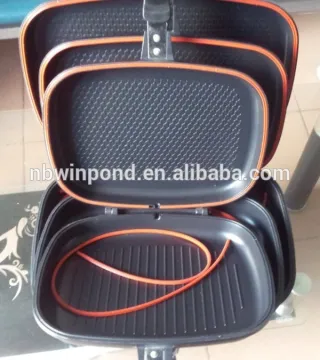 wholesale non-stick aluminum die-casting double sided pan