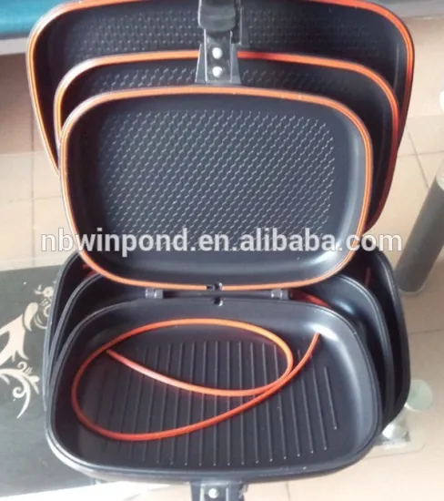 wholesale aluminum alloy desinni double sided italian cookware