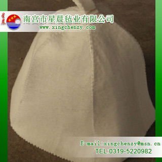 famous brand handmade felt sauna hat