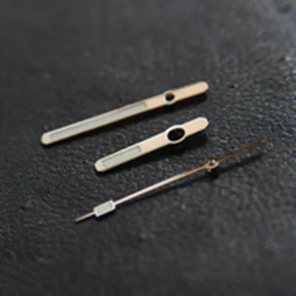  aged steel watch hand for 40mm Rolex Submariner Datejust models 5508 5512 5513 5517 1680 with sandblasted silver C1 C3 BGW9 luminescent markers