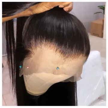 Full Transparent 360 Lace Frontal Wig Raw Indian Virgin Natural Human Hair Glueless Swiss Hd Lace Front Wig For Black Women