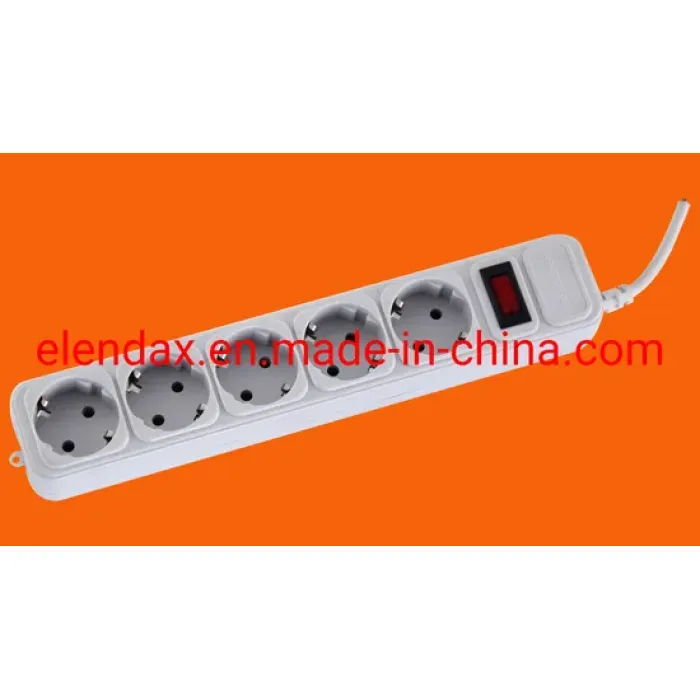 Soket Jerman yang Dilindungi Lonjakan dengan USB