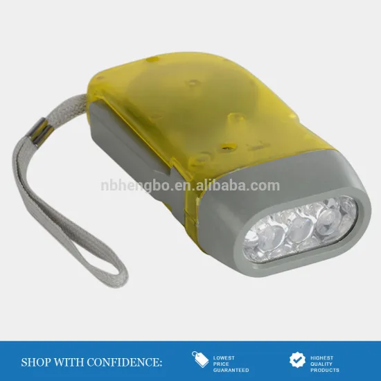 top sales keychain manual dynamo torch light key rings