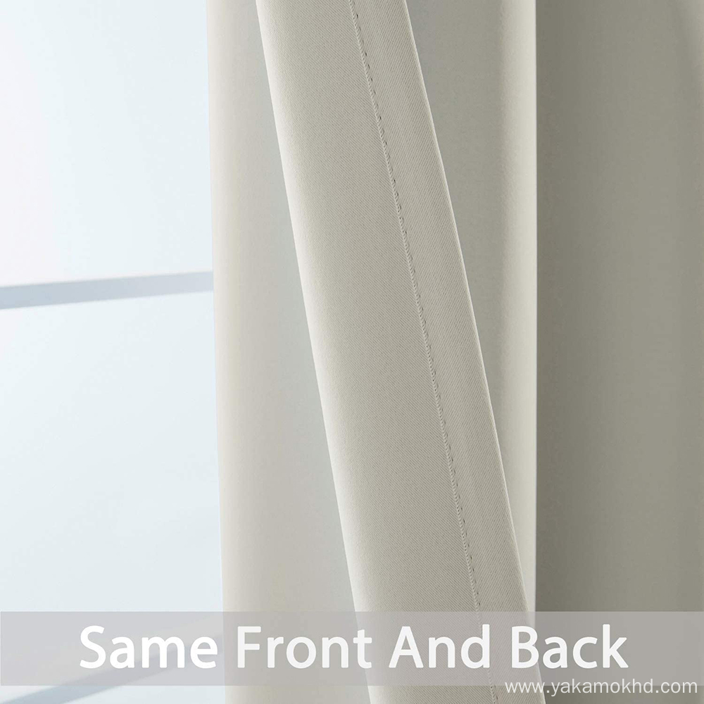 Cream Blackout Curtains for living Room