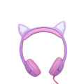 Headphone anak-anak kabel bercahaya LED