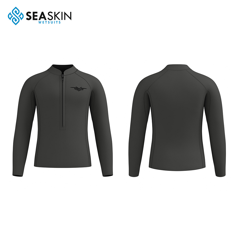 แจ็คเก็ต Neoprene Jacket Neoprene ของ Seaskin สำหรับการดำน้ำดำ