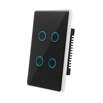 Tuya Smart Life App Serasi Metal Wifi Light Wall Switch