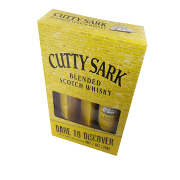 Corrugated Cardboard Wine Box for 3 Bottles - Luxury Caja E Flutl Pack for Vino