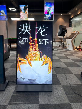 لافتات رقمية LCD عالية الدقة 4K للارتفاع المحمول للرفاهية
