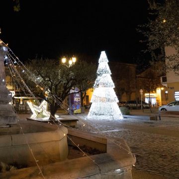 Luci dell'albero di Natale a LED che cambiano colore, decorazioni per motivi 120V