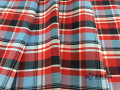 100% Cotton Plain Check Shirting Fabric