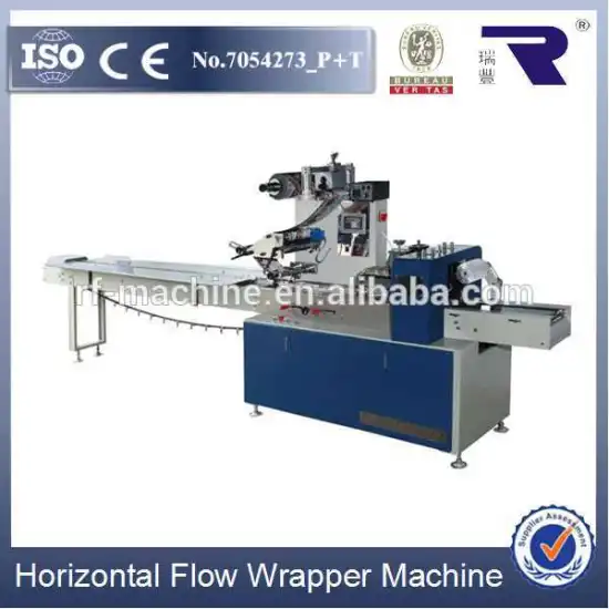 china manufacturer list horizontal flow wrap packaging machine