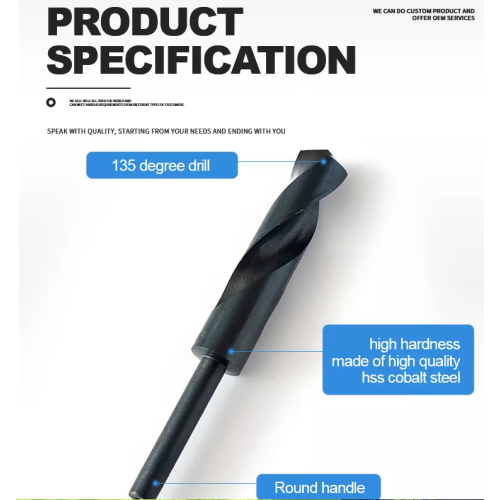 Reduced Shank hss Twist Drill Bit for Metal