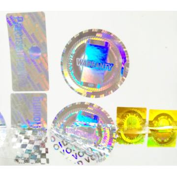 Garantia do holograma a laser vazia se os adesivos removidos