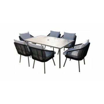 Set Taman keluli tahan lama dengan Reka bentuk yang Teguh dan Elegan