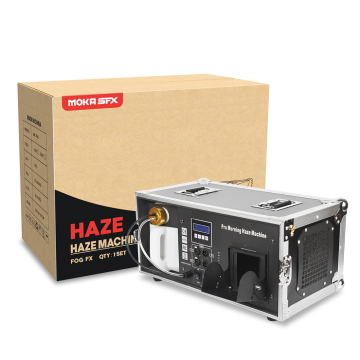 Moka SFX 1200W Pro Morning Oil Base Haze Machine for DJ Clubs and Stage Lighting