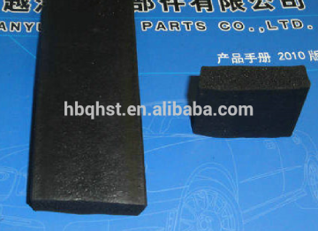 wearproof leakproof extrusion EPDM sponge foam strips/flat sponge epdm rubber/rubber profile
