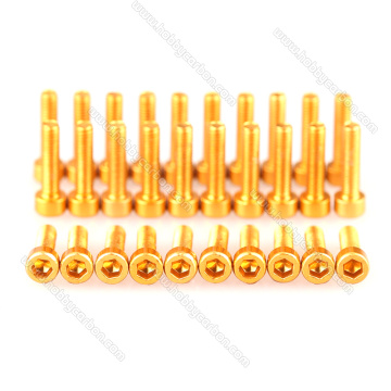 High quality hex socket cap aluminum screw m8