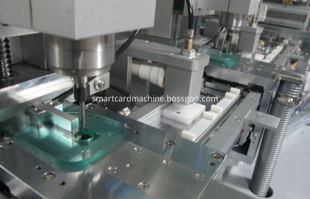 Smart Card Two Heads Slot Milling Machine