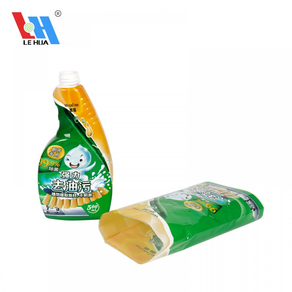 Shrink Label For Disinfectant Cleaner Bottle Packaging Wrap