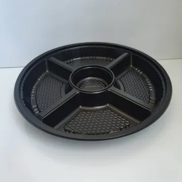 PS Food Container Serving Food Tray With Lid