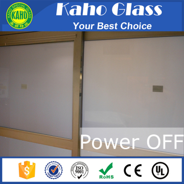 2015 hot sale high light transmittance tempered laminated electrochromic glass for window glass
