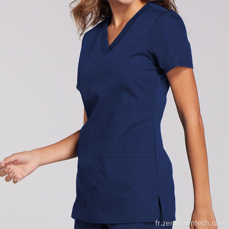 Ensemble d&#39;uniformes d&#39;infirmière d&#39;hôpital avec logo personnalisé