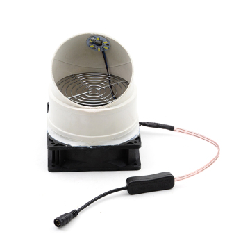 Powerful Plexiglass Cover Exhaust Fan Carving Polishing Suction Machine for Jewelry