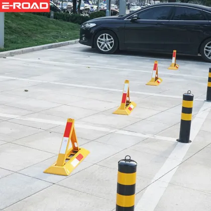 Foldable Personal Car Barrier for Parking Space Lock