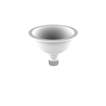 Cup sink for fume hood White