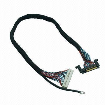 LVDS Cable Assembly, Suitable for LCD Monitor