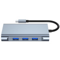 Sette in un hub adattatore Multi USB PD87W