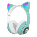 Cuffie Bluetooth Cat Ear con LED incandescente