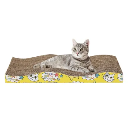 Modern Sustainable Cat Scratch Board Corrugated Paper Pet Claw Scratch Toy