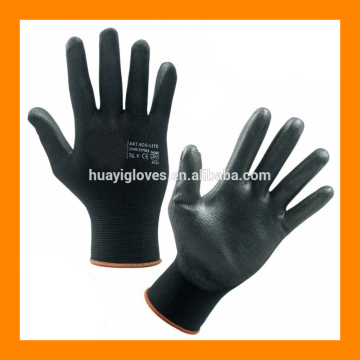 PU Palm Work Gloves Breathable Warehouse Safety Gloves