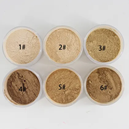 Custom Private Label Transparent Loose Powder Container with Puff