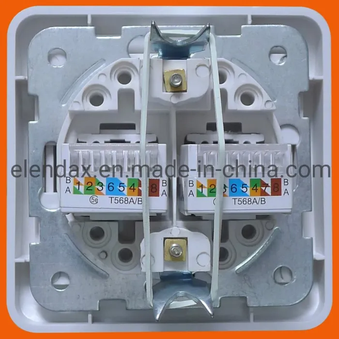 Toma numérica de teléfono empotrada