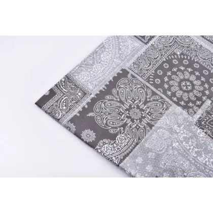 Knitted Cotton Recycle Polyester Single Jersey Print Fabric