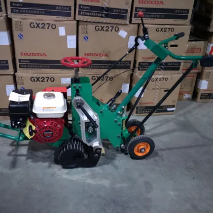 9 HP Gasoline Sod Turf Grass Cutting Machine - Sod Cutter Lawn Transplant Equipment