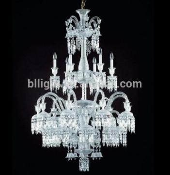 European style hotel decorative crystal chandelier bobeche