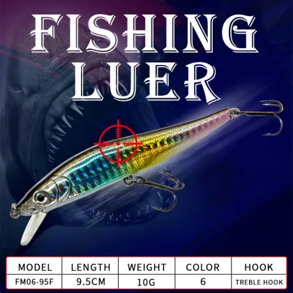 Devano Wholesale Japan Quality 95mm 10g Hard Plastic Minnow Fishing Lure for Freshwater Bass